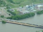 June 24, 2013
NEWS PHOTO CHARLES LEFEBVRE
An aerial shot of the Trans-Canada Bridge taken around noon shows the flooding South Saskatchewan River flowing under it. The flood hit its peak early Monday morning and officials believe the worst of flooding is over. June 24, 2013
NEWS PHOTO CHARLES LEFEBVRE
An aerial shot of the Trans-Canada Bridge taken around noon shows the flooding South Saskatchewan River flowing under it. The flood hit its peak early Monday morning and officials believe the worst of flooding is over.