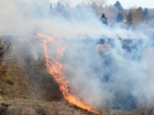 Friday, April 26, 2013NEWS PHOTO EMMA BENNETTFirefighters tackle a grass fire on the hillside between Kipling Street S.E. and College Drive S.E. Friday evening. Wind gusts swept the fire towards houses in Upland Drive. Friday, April 26, 2013NEWS PHOTO EMMA BENNETTFirefighters tackle a grass fire on the hillside between Kipling Street S.E. and College Drive S.E. Friday evening. Wind gusts swept the fire towards houses in Upland Drive.