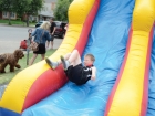 June 2, 2013NEWS PHOTO CHARLES LEFEBVRESeth Fanderick flips down a bounce slide during Spectrum Sunday afternoon. June 2, 2013NEWS PHOTO CHARLES LEFEBVRESeth Fanderick flips down a bounce slide during Spectrum Sunday afternoon.