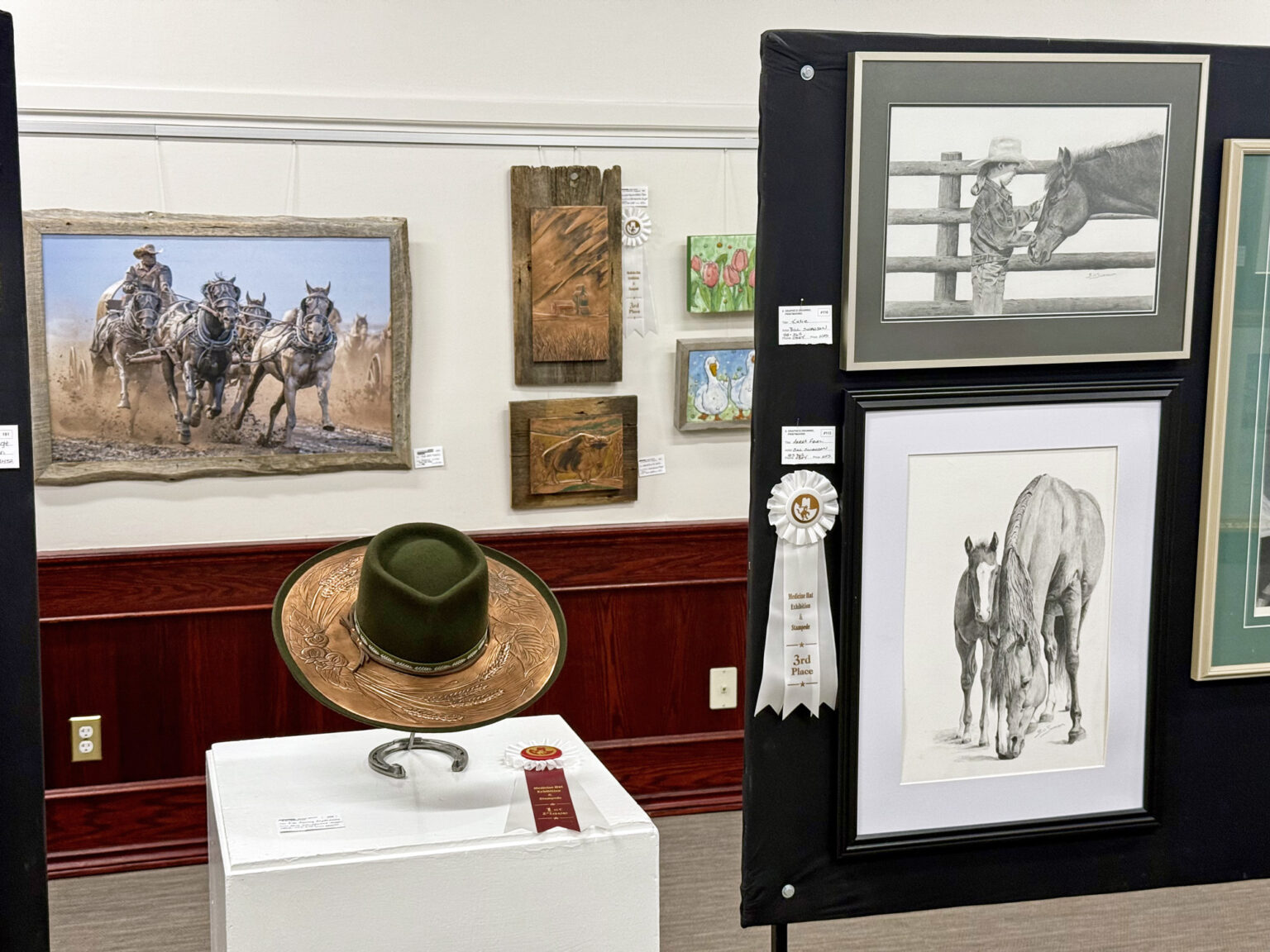 Stampede's Visual Arts Show sees increase in dazzling pieces on display ...